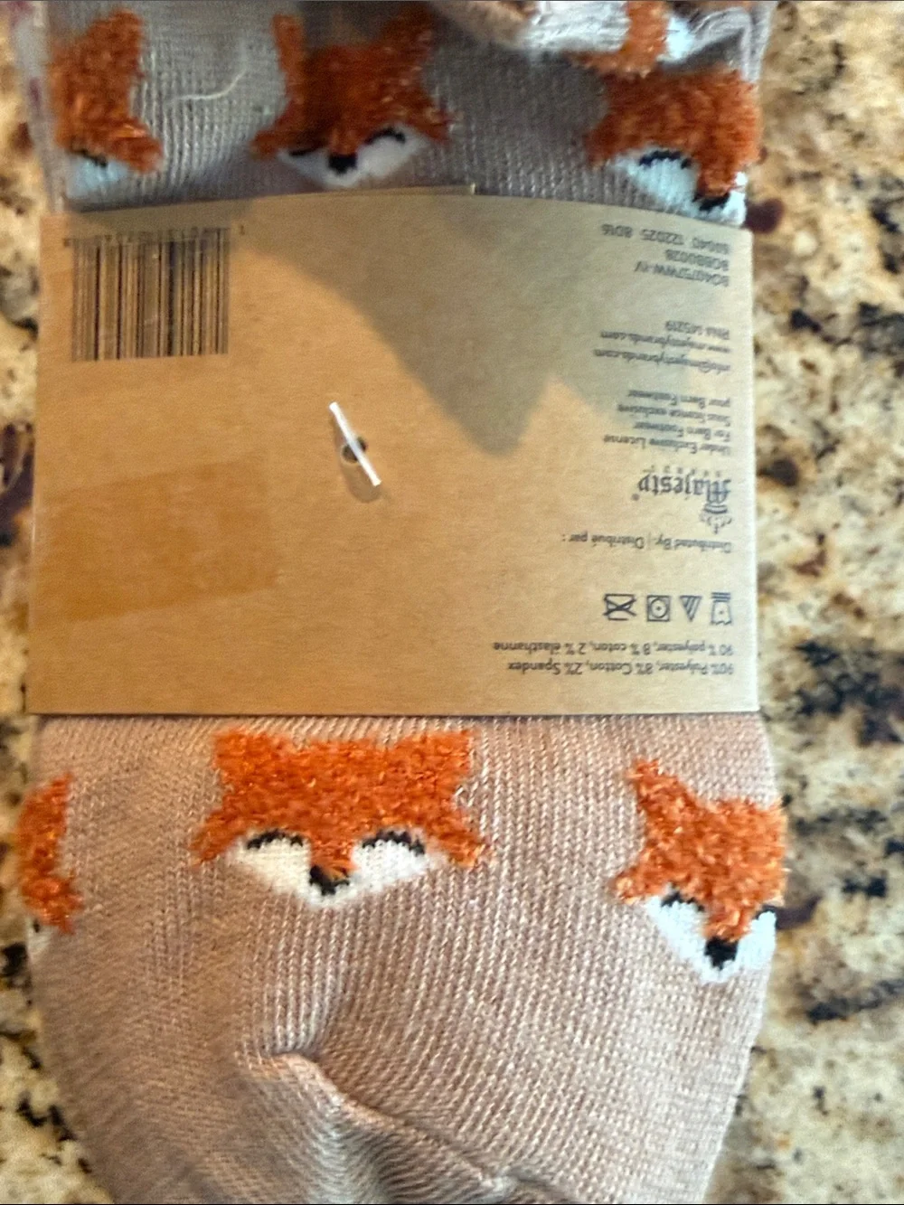 Born No-Show Cotton Blend Socks - fall White, Pink & Orange Accent 10 pk